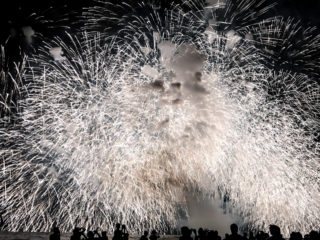津市花火大会フィナーレ