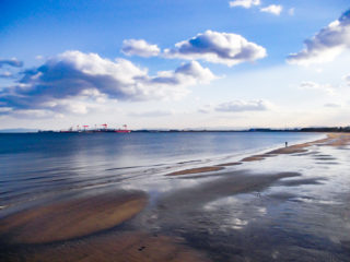 砂浜と浅瀬
