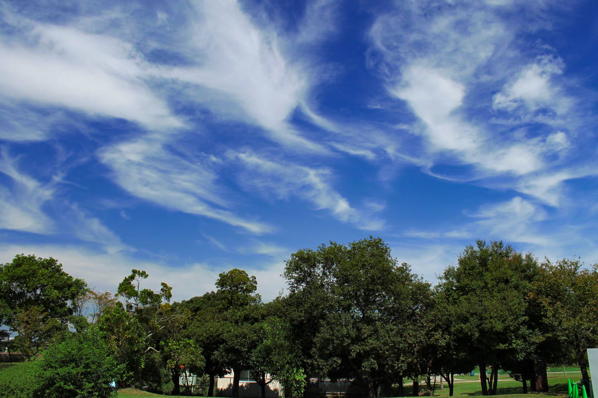 秋の青空とすじ雲 無料画像 フリー写真素材 Activephotostyle
