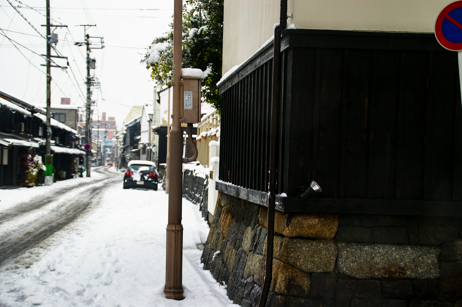 とある町の雪景色
